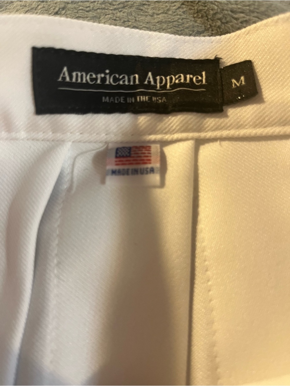 American Apparel Women’s White Pleated Tennis Mini Skirt Size Medium - Picture 6 of 9
